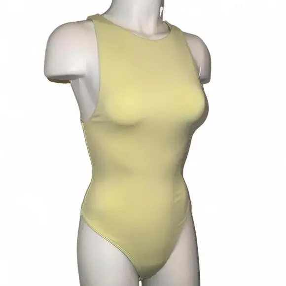 Aritzia babaton yellow bodysuit - Picture 2 of 4